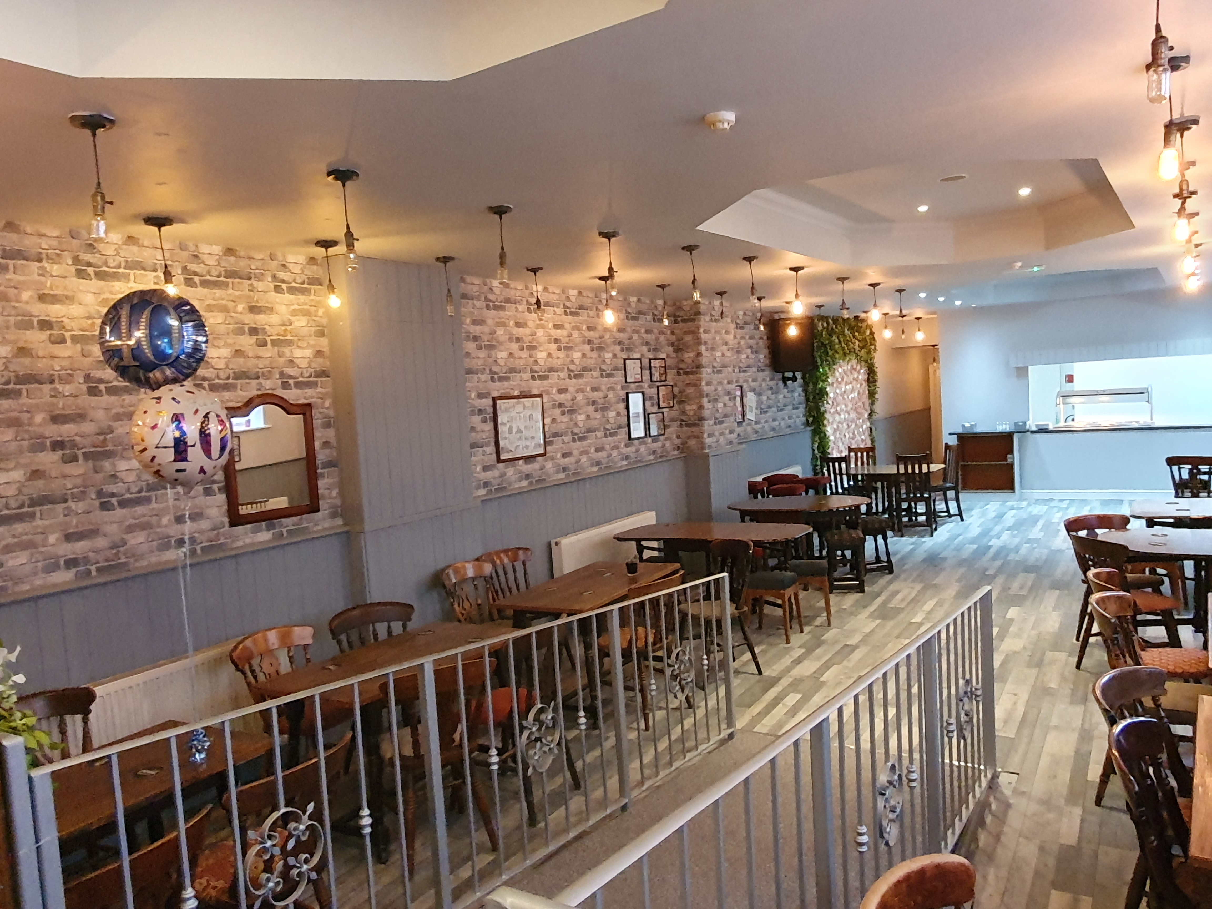 Bar and grill commercial decorating project by Winstanley Services